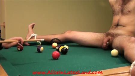 Alice In RubberLand - Bruised Balls Cbt Pt 2 How To Win At Pool Femdom Cbt
